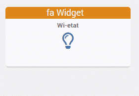 Aperçu du Widget off