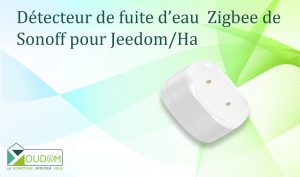 Lire la suite à propos de l’article Sonoff Détecteur de fuite d’eau  zigbee pour votre domotique