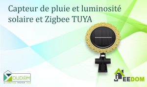 Lire la suite à propos de l’article Capteur de pluie et luminosité, solaire et Zigbee TUYA pour votre domotique Jeedom et HA