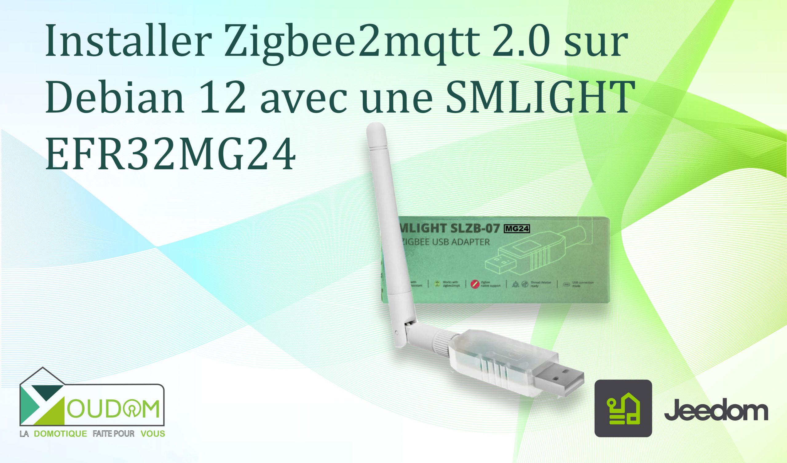 Lire la suite à propos de l’article Installer Zigbee2mqtt 2.0 sur Debian 12 avec une SMLIGHT EFR32MG24