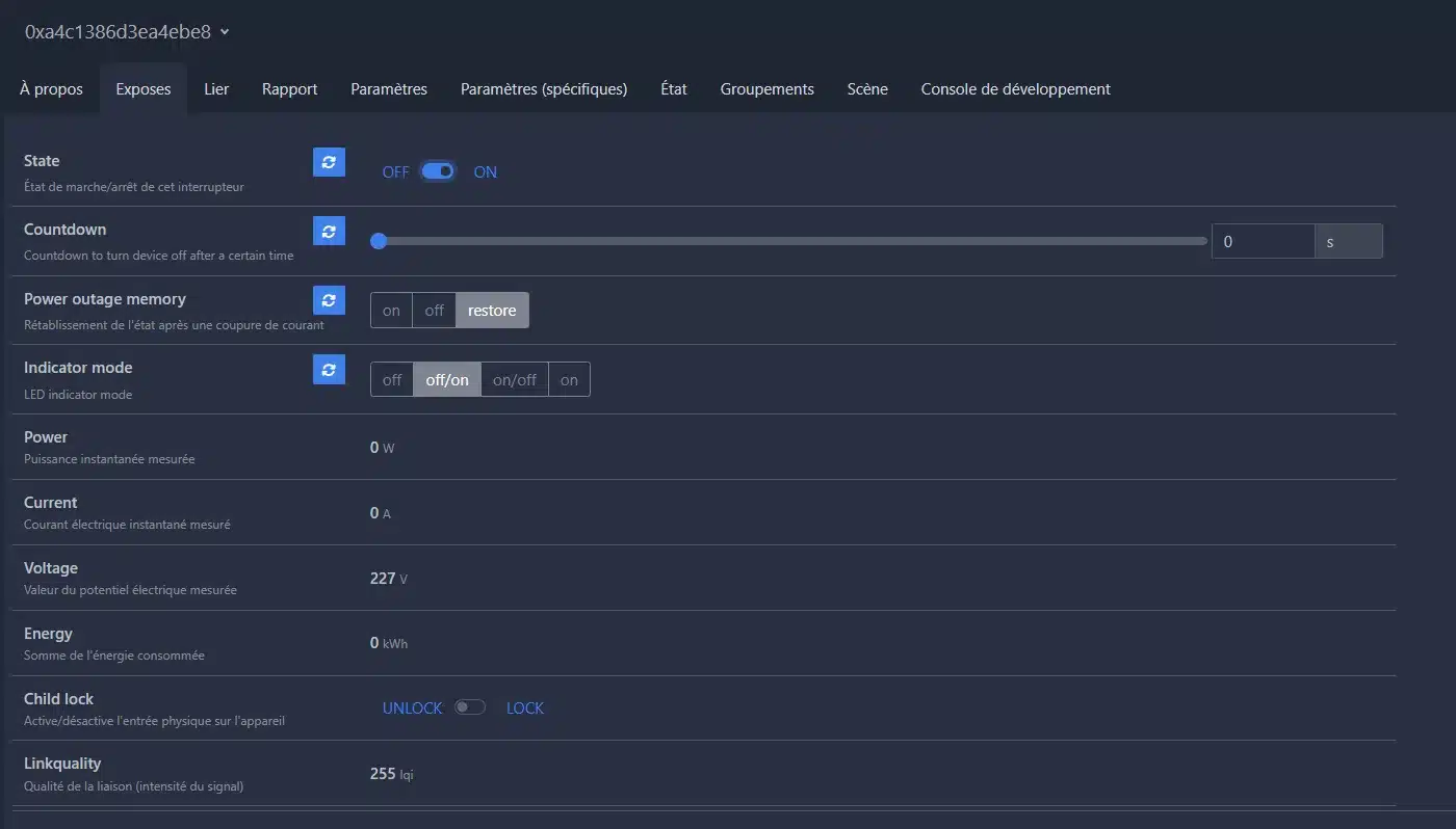 Nous A1Z - Expose Z2M