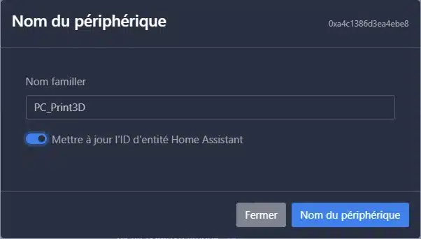 Nous A1Z - Renommage Z2M