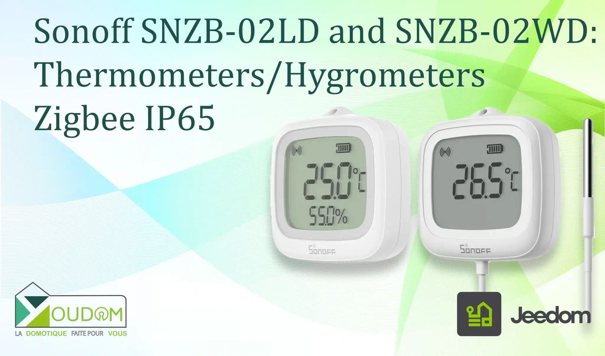 Lire la suite à propos de l’article Test of the Sonoff SNZB-02LD and SNZB-02WD Sensors: Zigbee IP65 Thermometers/Hygrometers for Your Jeedom and Home Assistant Smart Home
