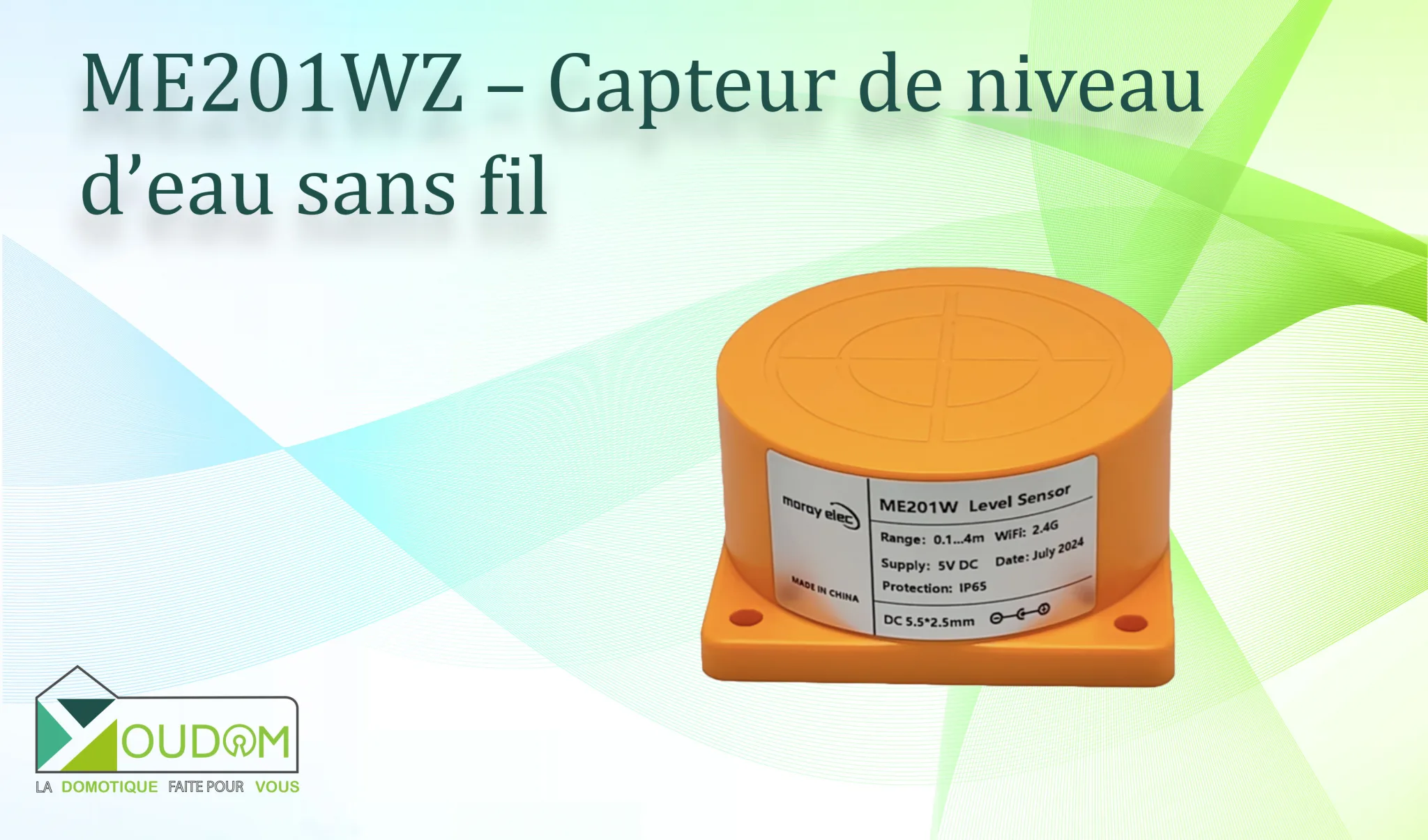 You are currently viewing ME201WZ – Capteur de niveau d’eau sans fil pour votre domotique (Tuya, Ewelink, Jeedom, HA, Zigbee2MQTT)